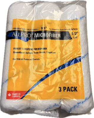 Allpro Microfibre roller 3 Pack
