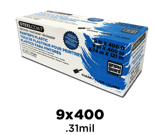 SteelCoat 9x400ft High Density Plastic